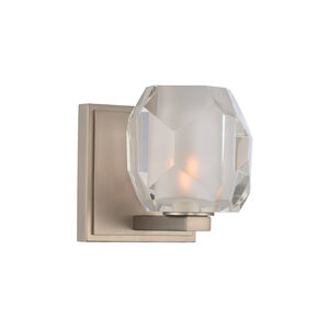 Regent LED 5 inch Satin Nickel Bath Vanity Wall Light