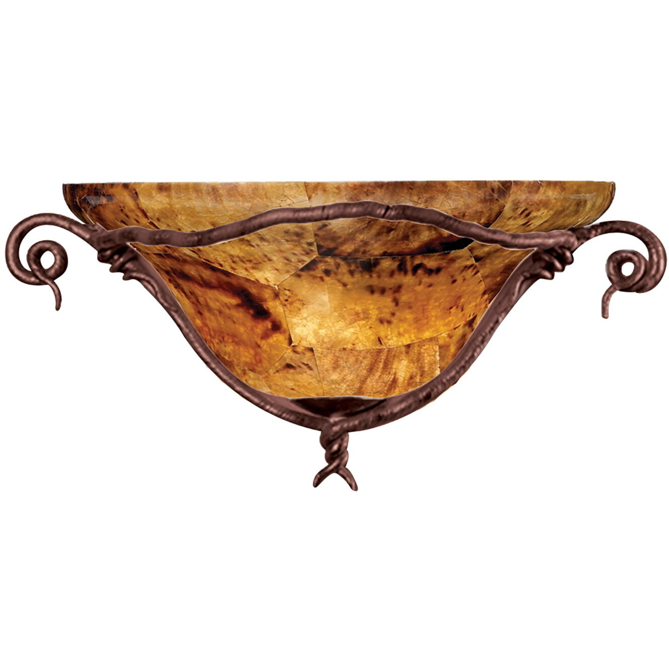 Vine 1 Light 17 inch Bark Wall Sconce Wall Light