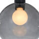 Cores 1 Light 9 inch Matte Black Pendant Ceiling Light
