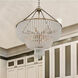 Esperanza 8 Light 25 inch Brushed Champagne Gold Pendant Chandelier Ceiling Light