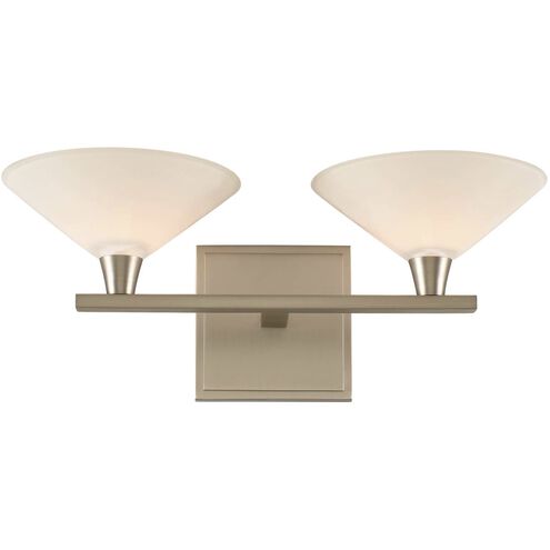 Galvaston LED 15 inch Satin Nickel Bath Vanity Wall Light