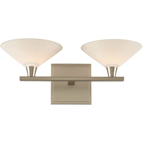 Galvaston LED 15 inch Satin Nickel Vanity Light Wall Light