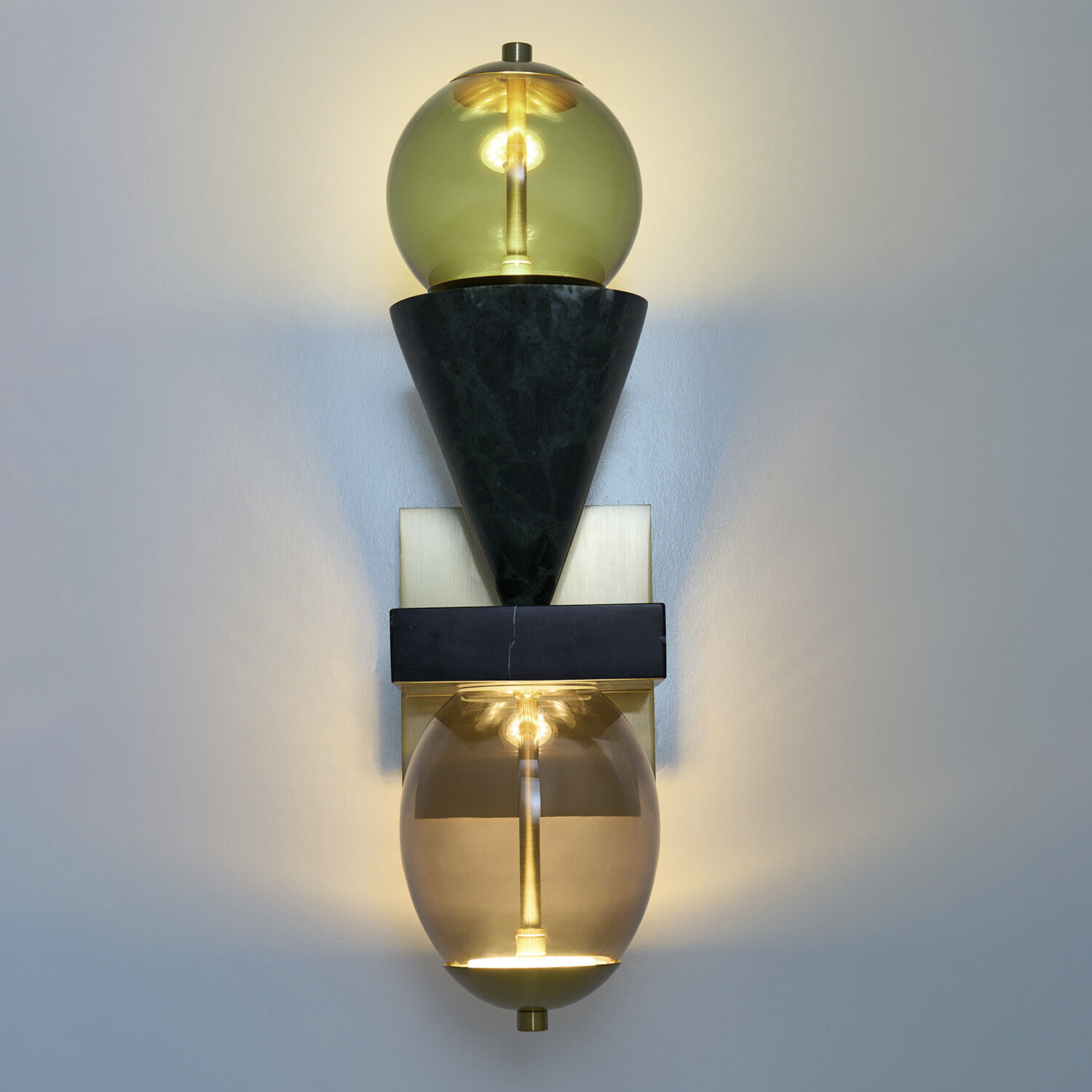 Demi Wall Sconce Wall Light in Winter Brass