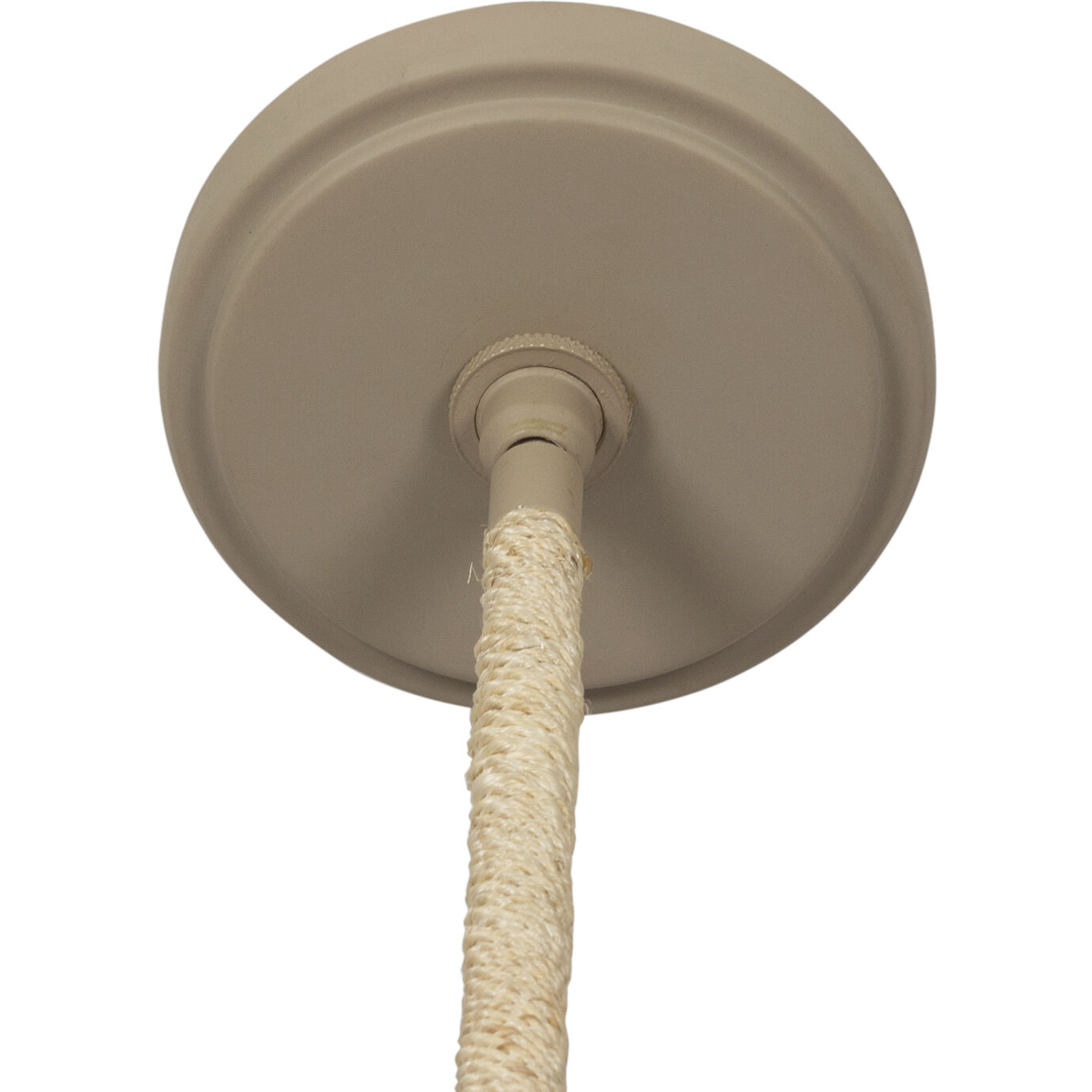 Coaxial 6 Light 26 inch Jute Pendant Ceiling Light