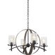 Irvine 4 Light 26.5 inch Vintage Iron Chandelier Ceiling Light