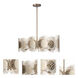Helia Island Light Ceiling Light in Brushed Champagne Gold