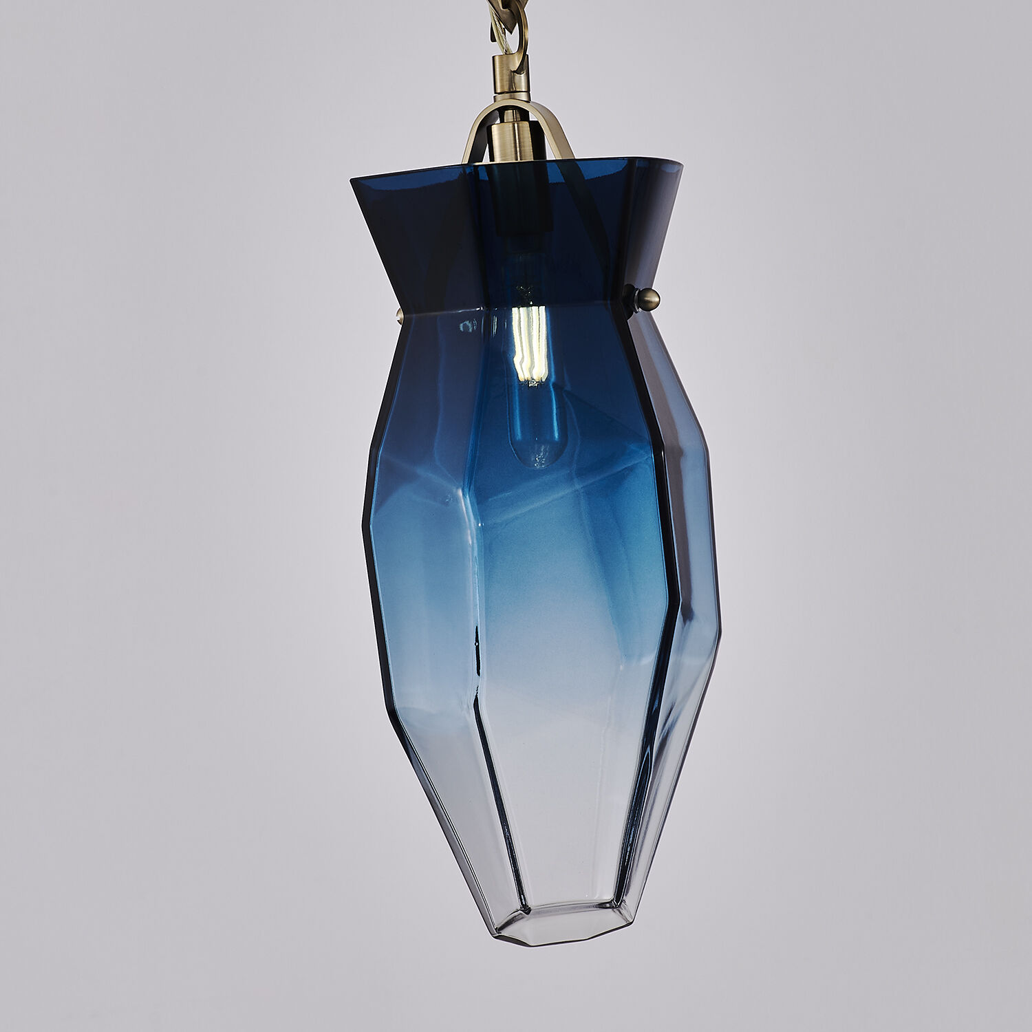 Bolsa 1 Light 6.5 inch Winter Brass Pendant Ceiling Light
