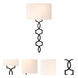 Chateau Wall Sconce Wall Light in Hierloom Bronze, Off White
