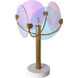 Chroma 28 inch 60.00 watt True Brass Table Lamp Portable Light