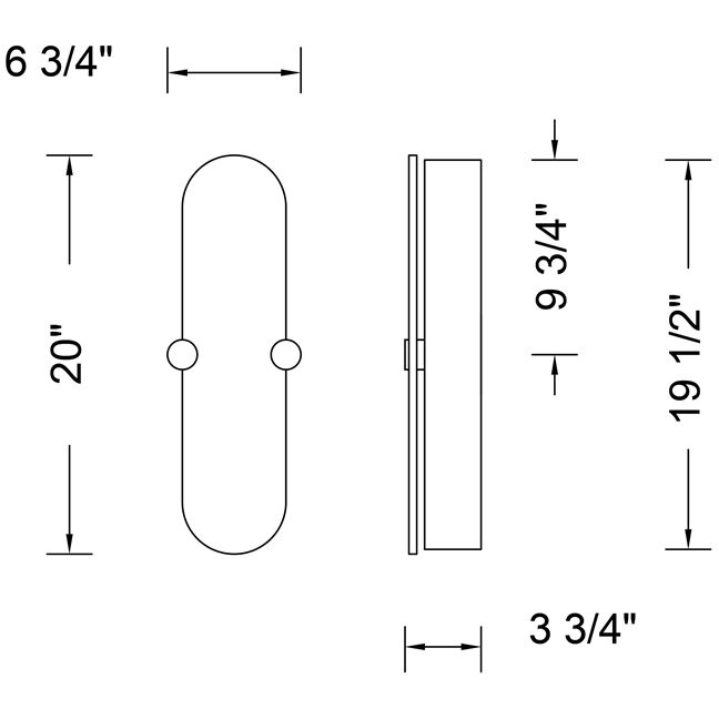Lumba LED 6.75 inch Winter Brass ADA Wall Sconce Wall Light
