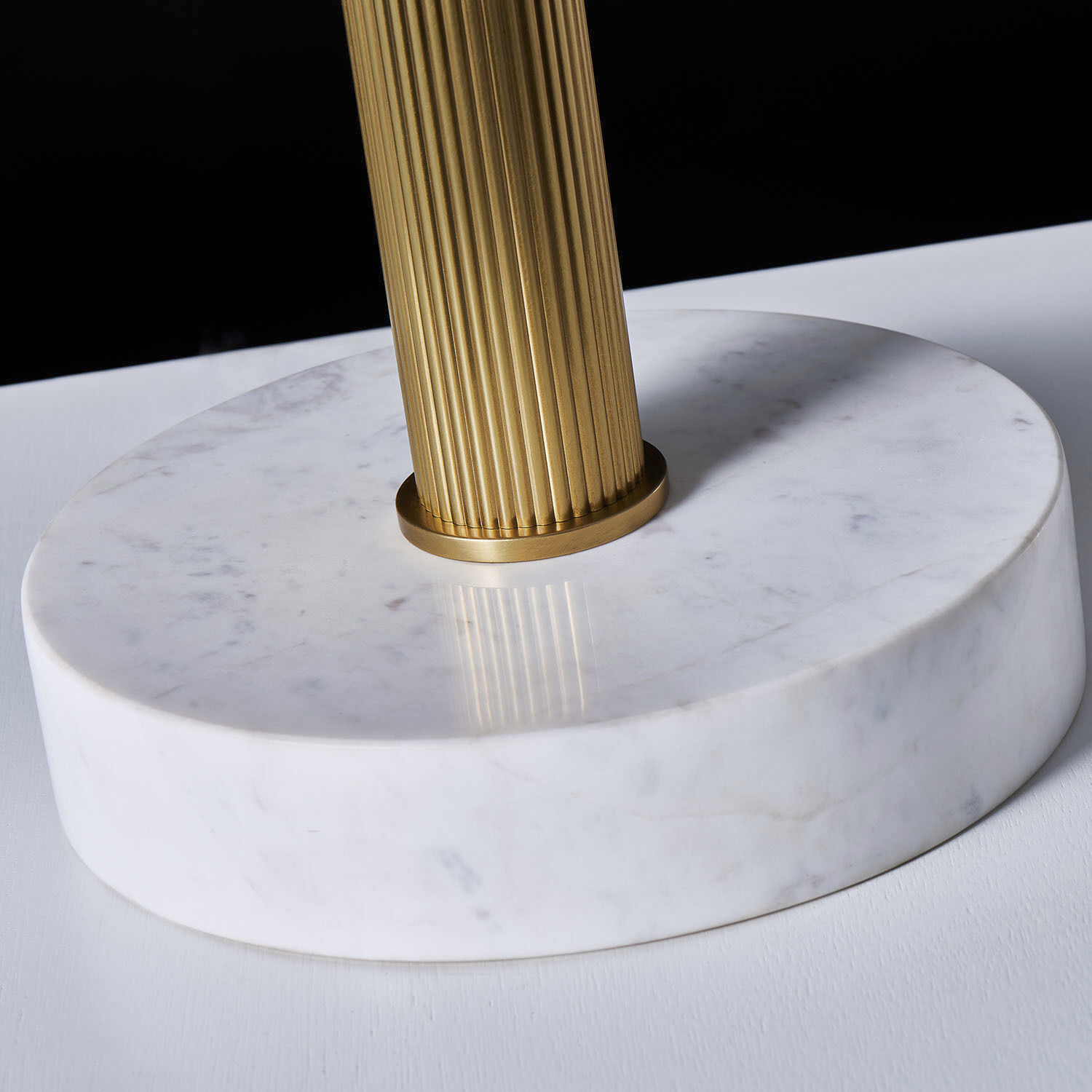 Chroma 28 inch 60.00 watt True Brass Table Lamp Portable Light