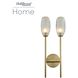 June Wall Sconce Wall Light in Winter Brass