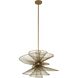 Aurora 6 Light 26 inch Nordic Brass Pendant Ceiling Light