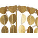 Amor 8 Light 36 inch Oxidized Gold Leaf And White Chandelier Ceiling Light