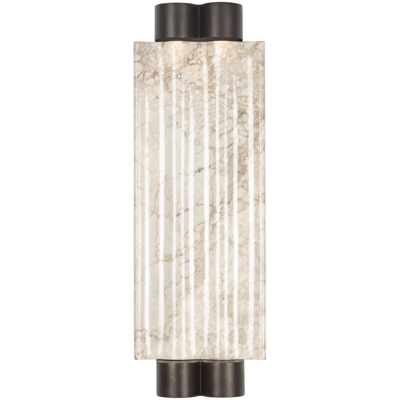 Pillar 22 inch Bronze Outdoor Wall Sconce