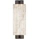 Pillar 22 inch Bronze Outdoor Wall Sconce