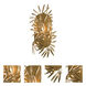 Jardin Wall Sconce Wall Light in Oxidized Gold Leaf