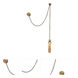 Flint Convertible Wall Sconce Wall Light in Winter Brass