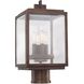 Chester Outdoor 4 Light 16 inch Copper Patina Post Mount