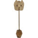 Poppy 69.5 inch 40.00 watt Pearlized Antique Brass Floor Lamp Portable Light