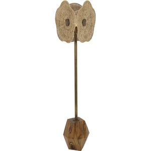 Poppy 69.5 inch 40.00 watt Pearlized Antique Brass Floor Lamp Portable Light