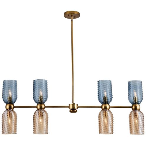 Azul Island Light Ceiling Light in Aged Gold