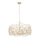 Reef 8 Light 34 inch Warm Ivory Chandelier Ceiling Light