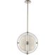 Sussex LED 18 inch Polished Nickel Pendant Chandelier Ceiling Light