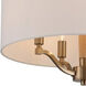 Curva 4 Light 18 inch Brushed Champagne Gold Chandelier Ceiling Light