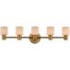 Harlowe LED 34 inch Winter Brass Bath Vanity Light Wall Light