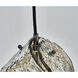 Pallina 6 Light 24 inch Satin Black Nickel Chandelier Ceiling Light in Smoked