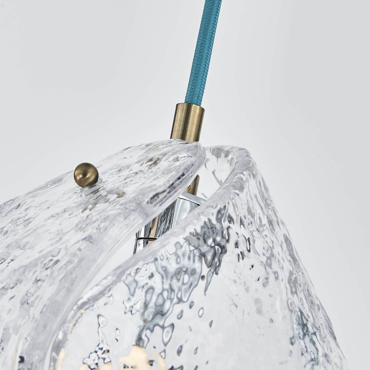 Pallina 9 Light 32 inch Winter Brass Chandelier Ceiling Light in Clear