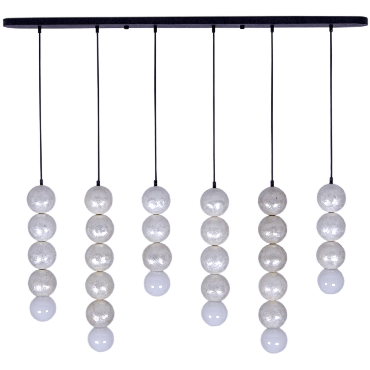 Pearls Island Light Ceiling Light in Matte Black