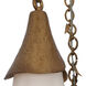Bougainvillea 3 Light 14 inch Warm Gold Pendant Ceiling Light