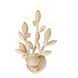 Branche 4 Light Warm Ivory Chandelier Ceiling Light
