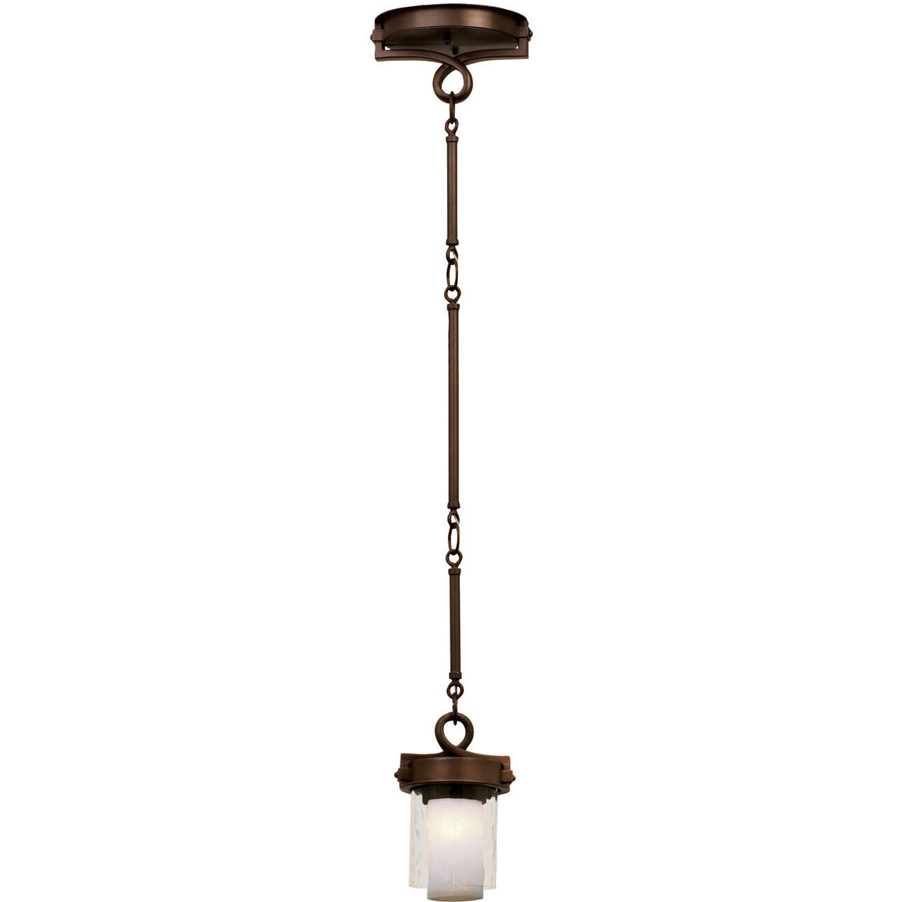 Newport 1 Light 7.5 inch Satin Bronze Mini Pendant Ceiling Light
