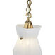 Bolsa 1 Light 6.5 inch Winter Brass Pendant Ceiling Light