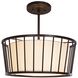 Pacifica 3 Light 16 inch Bronze Convertible Pendant Ceiling Light
