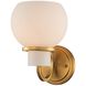 Ascher Wall Sconce Wall Light in Winter Brass