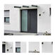 Aria LED 19 inch Matte Black Outdoor Wall Sconce