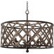 Whittaker 6 Light 28 inch Brownstone Pendant Ceiling Light