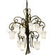 Tribecca 16 Light 48 inch Antique Copper Foyer Light Ceiling Light in Frost (FROST)