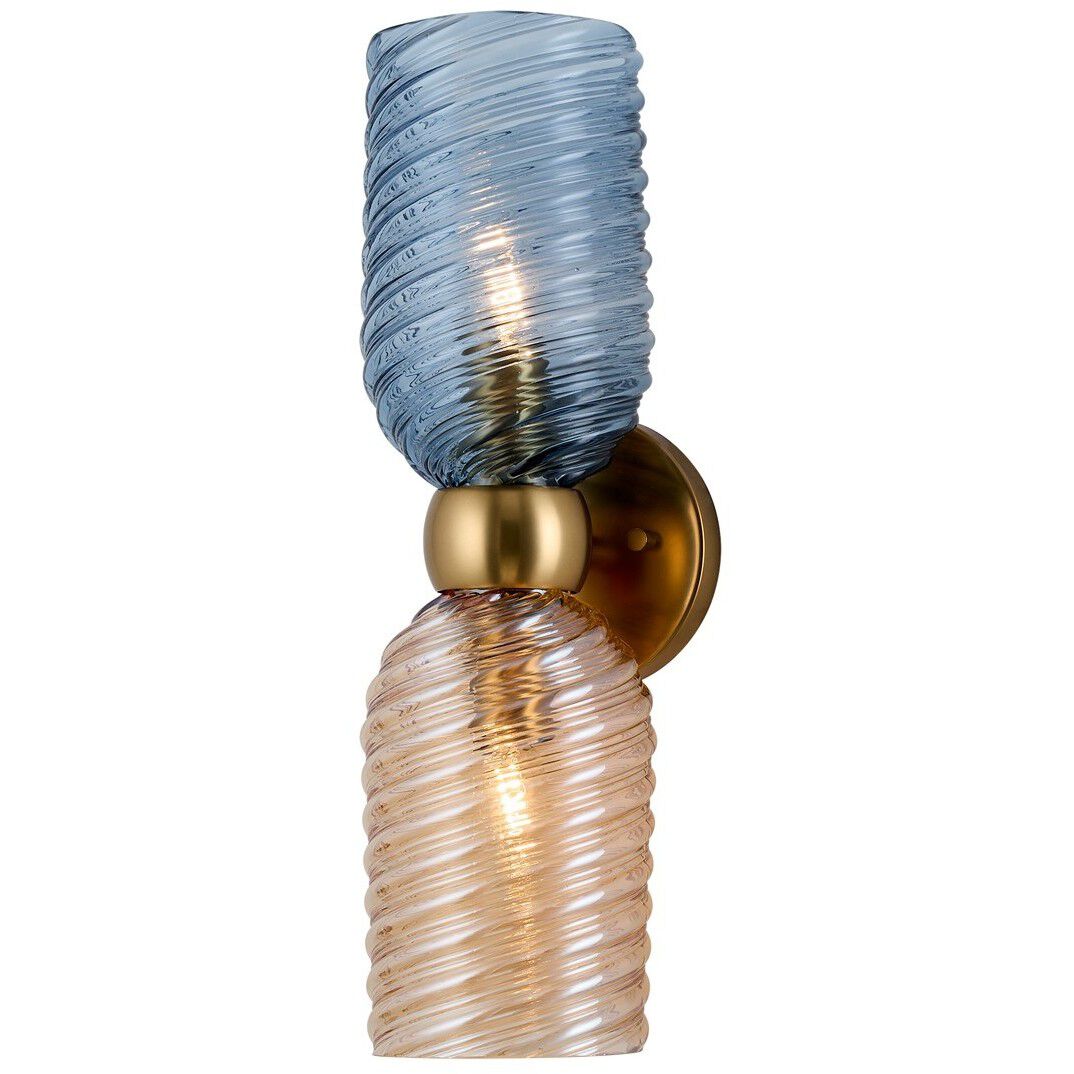 Azul Wall Sconce Wall Light in Aged Gold