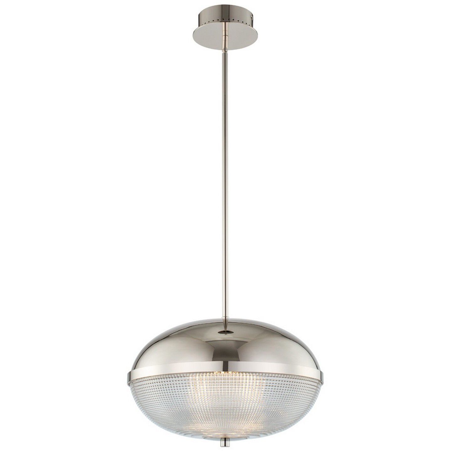 Portland LED 16 inch Polished Nickel Pendant Chandelier Ceiling Light