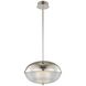 Portland LED 16 inch Polished Nickel Pendant Chandelier Ceiling Light