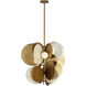 Cirque 27 inch Rustic Gold Pendant Ceiling Light