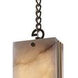 Vertical 5 inch Winter Brass Pendant Ceiling Light