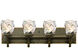 Penrith 4 Light 26 inch Antique Copper Bath Light Wall Light