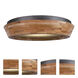 Lansdale LED 18 inch Black Iron Flush Mount Ceiling Light