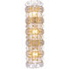Crescent Wall Sconce Wall Light in Oxidized Gold Leaf